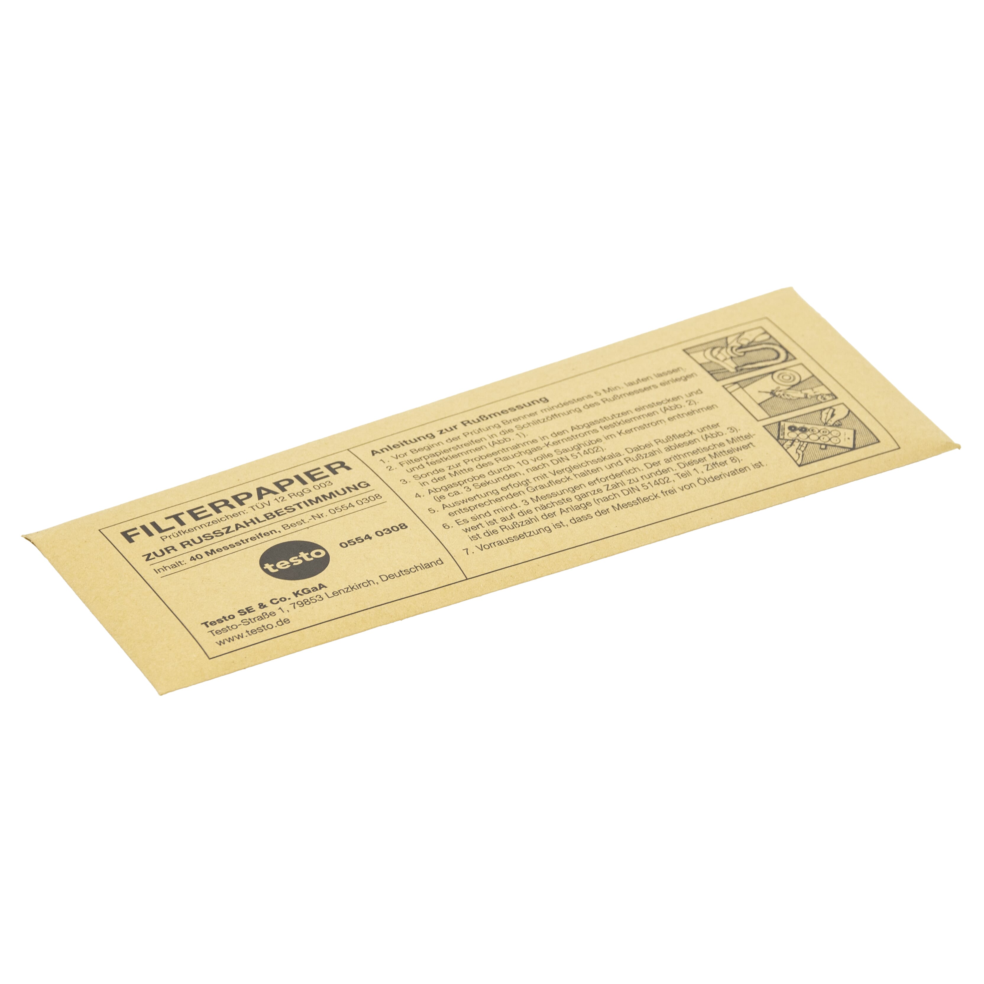 Testo Smoke Paper Pack of 40